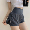 Mesh Summer Yoga Shorts  High Waisted