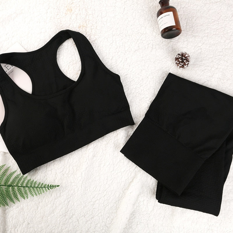 Seamless Fitness Bra & Leggings