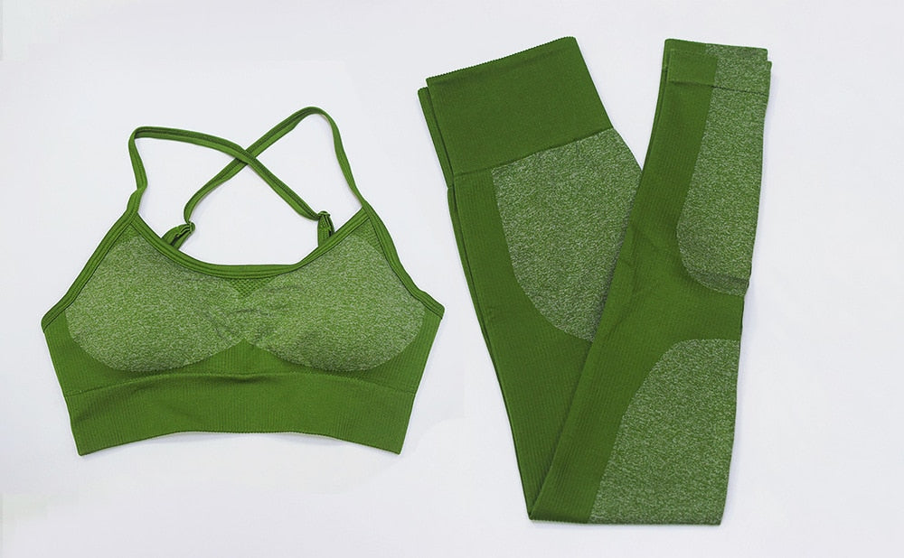 Seamless Fitness Bra & Leggings