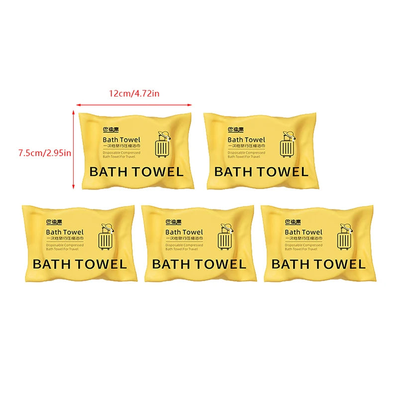 1PC Disposable 70x100cm Bath Towel Quick-Drying Beach Large Travel Trip Shower Washable Towel