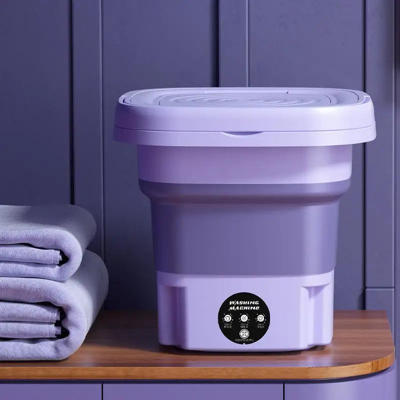 Portable Washing Machine Mini Washing Machine Folding Washing Machine Suitable for Baby Clothes Underwear or Socks Small Clothes