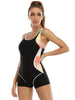 2023 Patchwork Sport One Piece Swimsuit Plus Size Swimwear Women Professional Sport Bathing Suit Surfing Swimsuits Swimming Suit