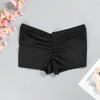 Women Sports Shorts Sheer Mesh Stitching Baggy Shorts For Running Summer Solid Color Elastic Waist Hotpants шорты женский