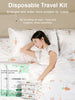 Disposable portable four-piece set bedding thickened sheets travel pillowcase set high-quality non-woven material