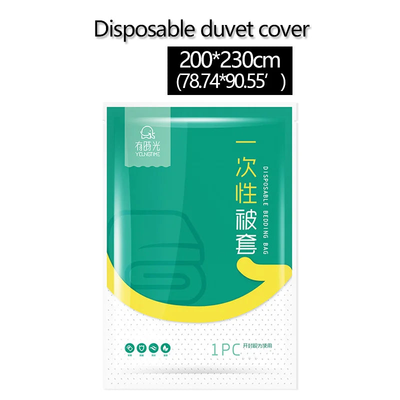 Disposable Bedding, For Hotel or Travel, Anti-Dirty, Waterproof, Portable, Bedsheet Bed Sheet Set Trip Necessities Portable